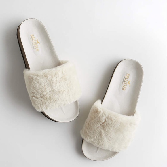 sherpa slipper slides